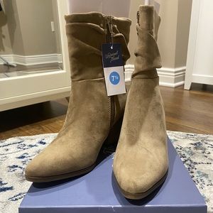 Suede Slouch Booties - Universal Threads
